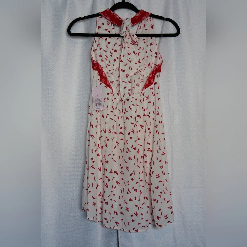 NWT Wild Fable Chili Pepper Halter Mini Dress – Size S or M - Picture 3 of 11